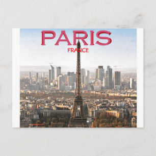 CARTE POSTALE EIFEL TOWER PARIS, FRANCE (TOSIN GBADAMOSI)