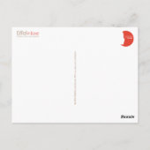 Carte Postale Eiffel amoureux... (Dos)