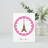 Carte Postale Eiffel amoureux... (Debout devant)
