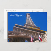 Carte Postale eiffel las vegas (Devant / Derrière)