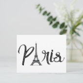 Carte Postale EIFFEL TOWER PARIS Small (Debout devant)