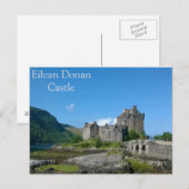Carte Postale Eilean Donan Castle, Écosse (Devant / Derrière)