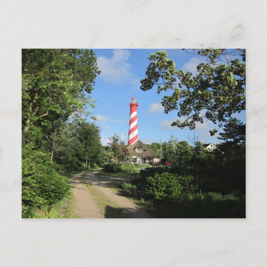 Carte Postale Ein Leuchtturm vor dem Haus (Devant)