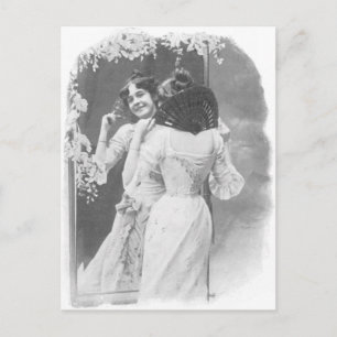 Carte Postale Eine Kokette