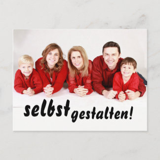 Carte Postale Einladungen selbst gestalten, beidseitien bedruckt