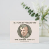 Carte Postale Eisenhower -Guerre (Debout devant)
