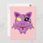 Carte Postale Eitel la chauve-souris (Devant / Derrière)