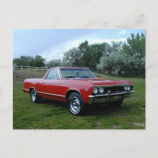 Carte Postale EL 1967 de Chevrolet Chevelle Camino (Devant)