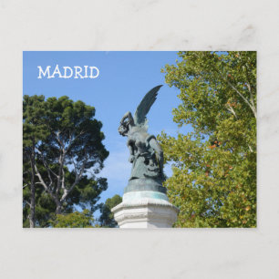 Carte Postale El Angel Caido, Parc du Retiro, Madrid