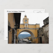 Carte Postale EL Arco, La Antigua, Guatemala (Devant / Derrière)