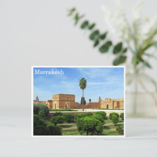 Carte Postale el badi marrakesh (Debout devant)