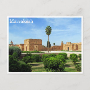 Carte Postale el badi marrakesh