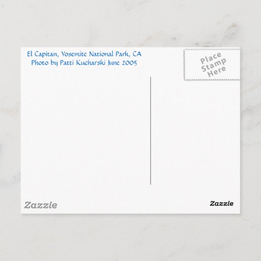 Carte Postale El Capitan (Dos)