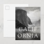 Carte Postale El Capitan avec un brumeux (Devant / Derrière)