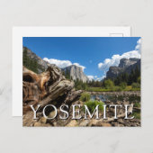 Carte postale El Capitan Parc national de Yosemite (Devant / Derrière)