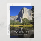 Carte Postale El Capitan, Parc national de Yosemite, CA (Devant / Derrière)