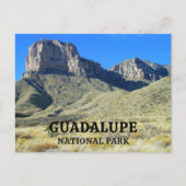 Carte Postale El Capitan Pic Guadalupe, Ciel bleu, Parc national (Devant)
