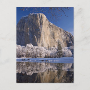Carte Postale El Capitan reflects into the Merced River in 2