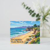 Carte Postale El Capitán State Beach Californie (Debout devant)