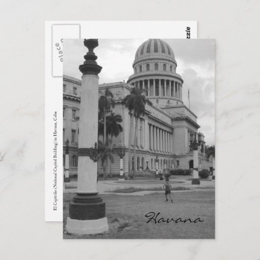 Carte Postale el capitolio bldg (Devant / Derrière)