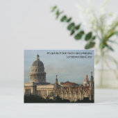 Carte Postale El Capitolio & Gran Teatro, La Havane, Cuba (Debout devant)
