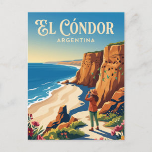 Carte Postale El Cóndor Argentine