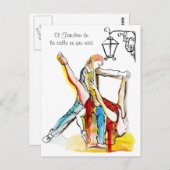 Carte Postale El Farolito Tango (Devant / Derrière)