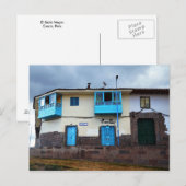 Carte Postale El Gato Negro Restaurant, Cuzco, Pérou (Devant / Derrière)