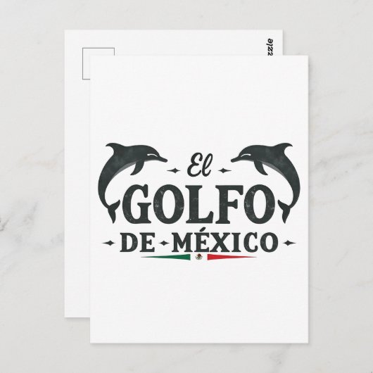 Carte Postale El Golfo De Mexico Golfe du Mexique (Devant / Derrière)