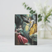 Carte Postale El Greco - Annonciation (Debout devant)