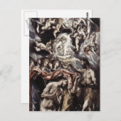 Carte Postale El Greco - Baptême du Christ (Devant / Derrière)