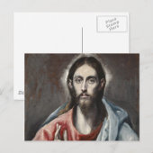 Carte Postale El Greco - Bénédiction du Christ (Devant / Derrière)