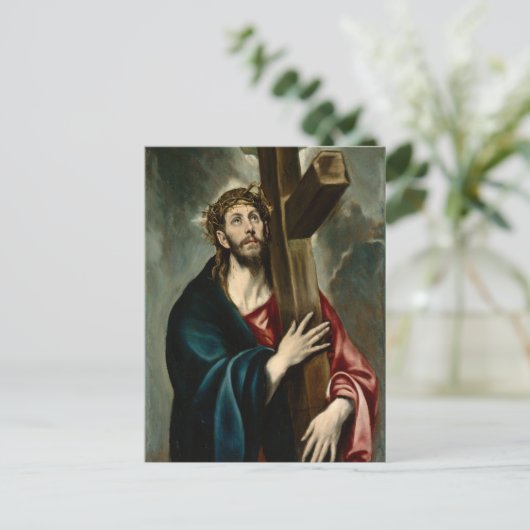 Carte Postale El Greco - Christ Portant La Croix (Debout devant)