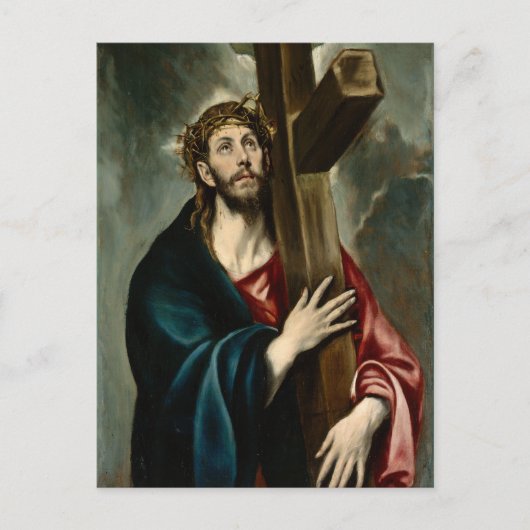 Carte Postale El Greco - Christ Portant La Croix (Devant)