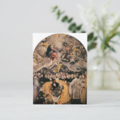 Carte Postale El Greco - L'Intervention du Comte d'Orgaz (Debout devant)