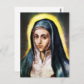 Carte postale El Greco Virgin Mary (Devant / Derrière)
