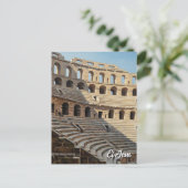 Carte Postale El Jem Amphithéâtre Tunisie Voyage (Debout devant)