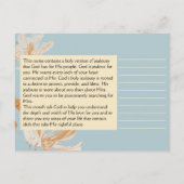 Carte Postale El Kanna | Noms de Dieu Écriture Dévotionnelle (Dos)