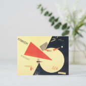 Carte Postale El Lissitzky - Battez les Blancs avec le coin roug (Debout devant)