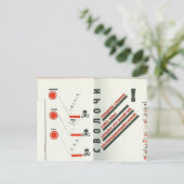 Carte Postale El Lissitzky - Illustration pour 'Pour la voix' (Debout devant)