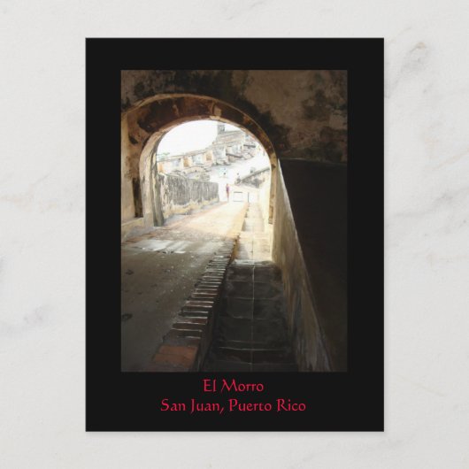 Carte Postale El Morro, San Juan, Porto Rico (Devant)