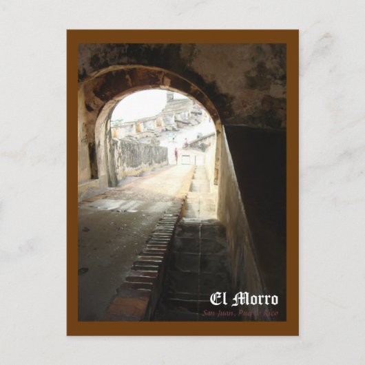 Carte Postale El Morro, San Juan, Porto Rico (Devant)