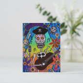 CARTE POSTALE EL MUSIKERO (Debout devant)