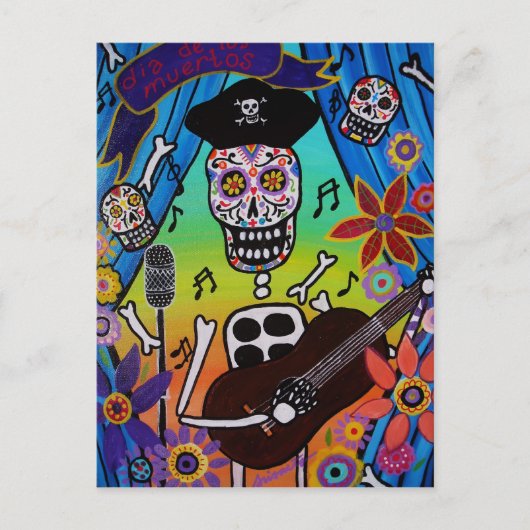 CARTE POSTALE EL MUSIKERO (Devant)