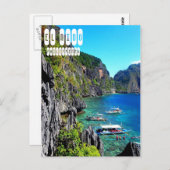 Carte Postale El Nido à Palawan Philippines (Devant / Derrière)