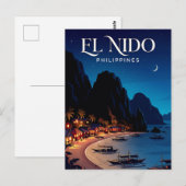Carte Postale El Nido Philippines (Devant / Derrière)