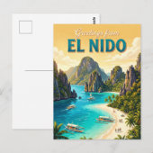Carte Postale El Nido Philippines (Devant / Derrière)