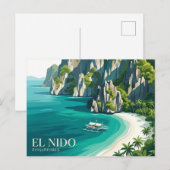 Carte Postale El Nido Philippines (Devant / Derrière)