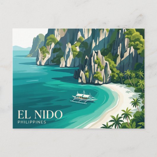 Carte Postale El Nido Philippines (Devant)