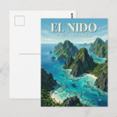 Carte Postale El Nido Philippines (Devant / Derrière)